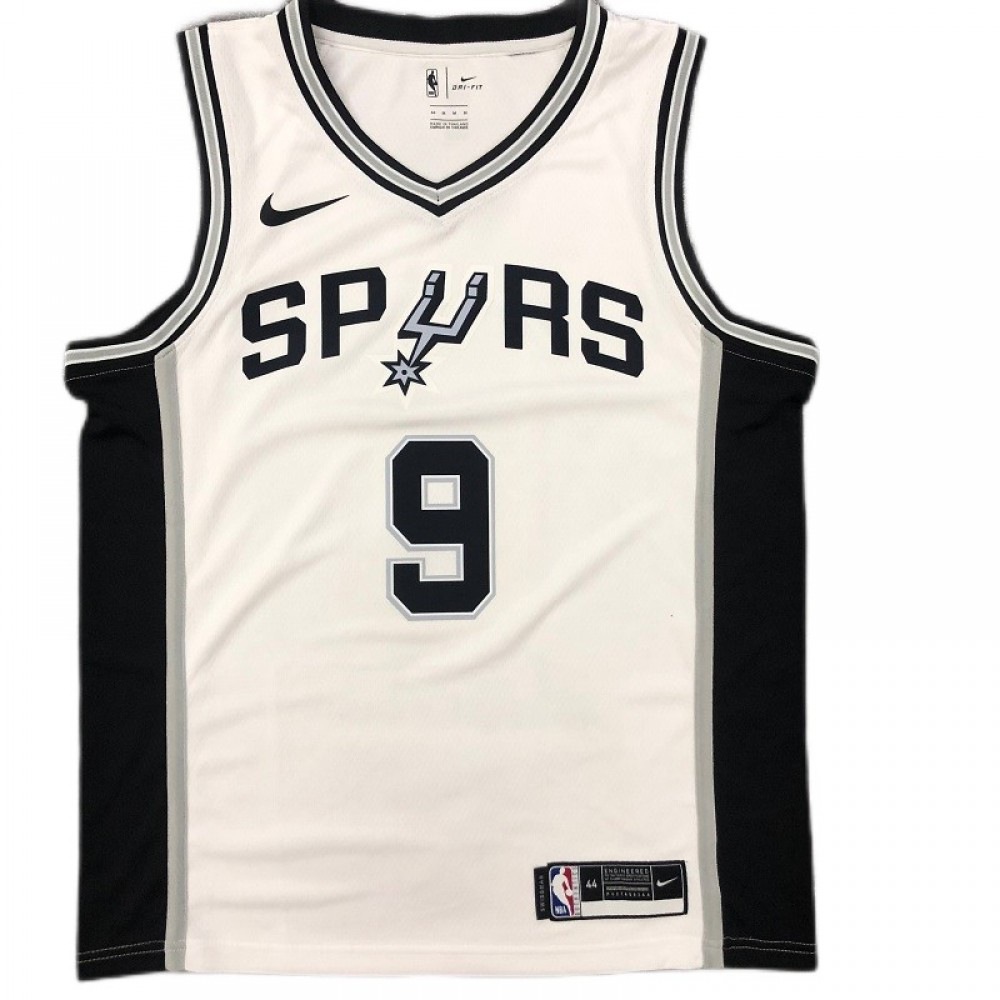 Men's San Antonio Spurs Tony Parker #9 White 2020/21 Swingman Jersey - Association Edition-Pro Kit Vault | Brand New 26/27 Sports Jerseys
